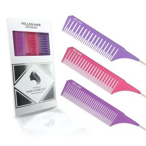 Vellen Comb 3 Pack Pink/Purple